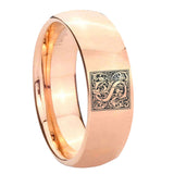 8mm-Dome-Rose-Gold-Tungsten-Floral-Initial-Letter-S,-Monogram-Ring