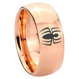 8mm-Spiderman-Dome-Rose-Gold-Tungsten-Carbide-Anniversary-Ring