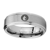 8mm-Magic-Gathering-Step-Edges-Brushed-Tungsten-Carbide-Promise-Ring