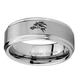 10mm-Wolf-Step-Edges-Brushed-Tungsten-Carbide-Mens-Engagement-Ring