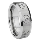 10mm-Atheist-Design-Beveled-Matte-Grey-Tungsten-Custom-Ring-for-Men