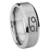 10mm-Cancer-Horoscope-Beveled-Edges-Matte-Grey-Tungsten-Men's-Engagement-Band