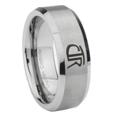 10mm-CTR-Beveled-Edges-Matte-Grey-Tungsten-Carbide-Men's-Promise-Rings