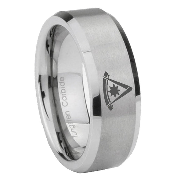 10mm-Pester-Master-Masonic-Beveled-Edges-Matte-Grey-Tungsten-Mens-Bands-Ring
