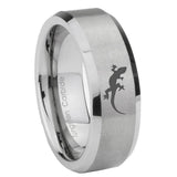 10mm-Lizard-Beveled-Edges-Matte-Grey-Tungsten-Carbide-Mens-Wedding-Ring