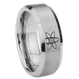 10mm-American-Atheist-Beveled-Edges-Matte-Grey-Tungsten-Carbide-Men's-Wedding-Band