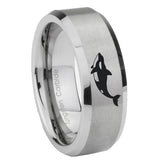10mm-Keller-Whale-Beveled-Edges-Matte-Grey-Tungsten-Carbide-Mens-Ring-Engraved
