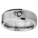 10mm-House-of-Van-Beveled-Edges-Matte-Grey-Tungsten-Carbide-Men's-Wedding-Band