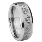 10mm-Celtic-Zelda-Beveled-Edges-Matte-Grey-Tungsten-Carbide-Personalized-Ring