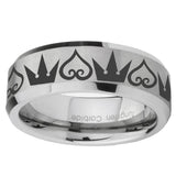 10mm-Hearts-and-Crowns-Beveled-Edges-Matte-Grey-Tungsten-Carbide-Wedding-Bands-Ring