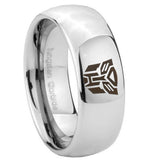 10mm-Transformers-Autobot-Mirror-Dome-Tungsten-Carbide-Rings-for-Men