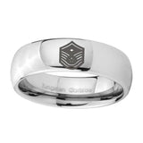 10mm-Chief-Master-Sergeant-Vector-Mirror-Dome-Tungsten-Carbide-Men's-Ring