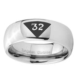 10mm-Masonic-32-Triangle-Design-Freemason-Mirror-Dome-Tungsten-Carbide-Wedding-Engagement-Ring