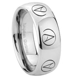 10mm-Atheist-Design-Mirror-Dome-Tungsten-Carbide-Men's-Ring