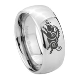 10mm-Wild-Boar-Mirror-Dome-Tungsten-Carbide-Men's-Promise-Rings