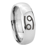 10mm-Cancer-Horoscope-Mirror-Dome-Tungsten-Carbide-Men's-Wedding-Ring