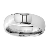 10mm-Gemini-Zodiac-Mirror-Dome-Tungsten-Carbide-Promise-Ring