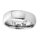 8mm-I-Love-You-Mirror-Dome-Tungsten-Carbide-Wedding-Bands-Ring