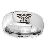 10mm-Zelda-Skyward-Sword-Mirror-Dome-Tungsten-Carbide-Custom-Ring-for-Men