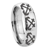 10mm-Multiple-Anchor-Mirror-Dome-Tungsten-Carbide-Mens-Engagement-Ring
