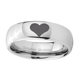 10mm-Heart-Mirror-Dome-Tungsten-Carbide-Mens-Ring-Personalized