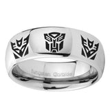 10mm-Transformers-Autobot-Decepticon-Mirror-Dome-Tungsten-Carbide-Promise-Ring