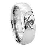 10mm-Skull-Pirate-Mirror-Dome-Tungsten-Carbide-Wedding-Bands-Ring