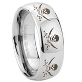 8mm-Multiple-Skull-Pirate-Mirror-Dome-Tungsten-Carbide-Wedding-Band-Ring