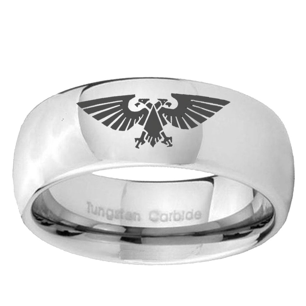 10mm Aquila Mirror Dome Tungsten Ring