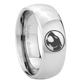 10mm Thundercat Mirror Dome Tungsten Carbide Men's Engagement Band