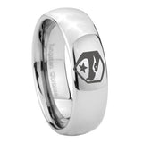 10mm-GI-Joe-Eagle-Mirror-Dome-Tungsten-Carbide-Mens-Wedding-Band