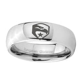 10mm-GI-Joe-Eagle-Mirror-Dome-Tungsten-Carbide-Mens-Wedding-Band
