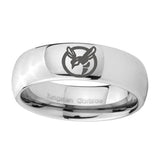 10mm-Honey-Bee-Mirror-Dome-Tungsten-Carbide-Mens-Wedding-Ring