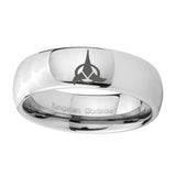 10mm-Klingon-Mirror-Dome-Tungsten-Carbide-Wedding-Engraving-Ring