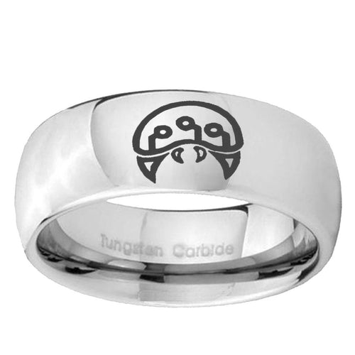 10mm Metroid Mirror Dome Tungsten Ring