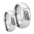 Mountain Dew Mirror Dome Tungsten Couple Band Set