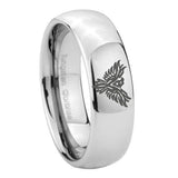 10mm-Phoenix-Mirror-Dome-Tungsten-Carbide-Men's-Engagement-Band