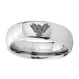 10mm-Phoenix-Mirror-Dome-Tungsten-Carbide-Men's-Engagement-Band