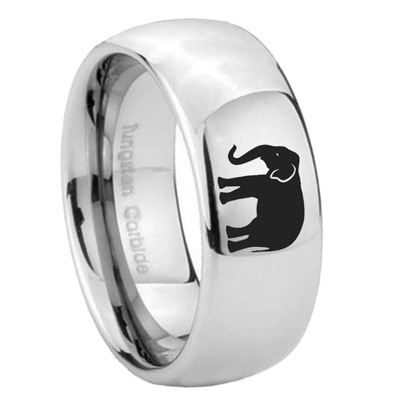 10mm-Elephant-Mirror-Dome-Tungsten-Carbide-Men's-Promise-Rings