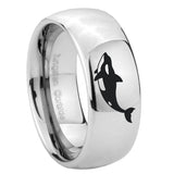 10mm-Keller-Whale-Mirror-Dome-Tungsten-Carbide-Men's-Promise-Rings