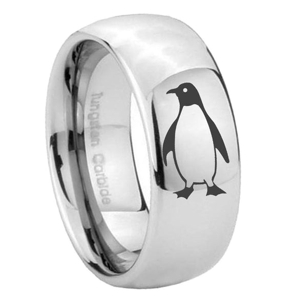 10mm-Penguin-Mirror-Dome-Tungsten-Carbide-Men's-Promise-Rings