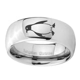 10mm-Penguin-Mirror-Dome-Tungsten-Carbide-Men's-Promise-Rings
