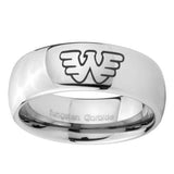 10mm-Waylon-Jennings-Mirror-Dome-Tungsten-Carbide-Mens-Anniversary-Ring