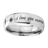 8mm-Sound-Wave,-I-love-you-more-Mirror-Dome-Tungsten-Custom-Ring-for-Men