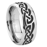 8mm-Celtic-Knot-Infinity-Love-Mirror-Dome-Tungsten-Carbide-Engagement-Ring