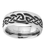 8mm-Celtic-Knot-Infinity-Love-Mirror-Dome-Tungsten-Carbide-Engagement-Ring