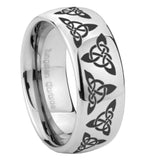10mm-Celtic-Knot-Mirror-Dome-Tungsten-Carbide-Men's-Promise-Rings