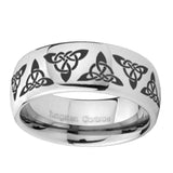 10mm-Celtic-Knot-Mirror-Dome-Tungsten-Carbide-Men's-Promise-Rings