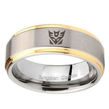10mm-Decepticon-Transformers-Step-Edges-Gold-2-Tone-Tungsten-Mens-Bands-Ring