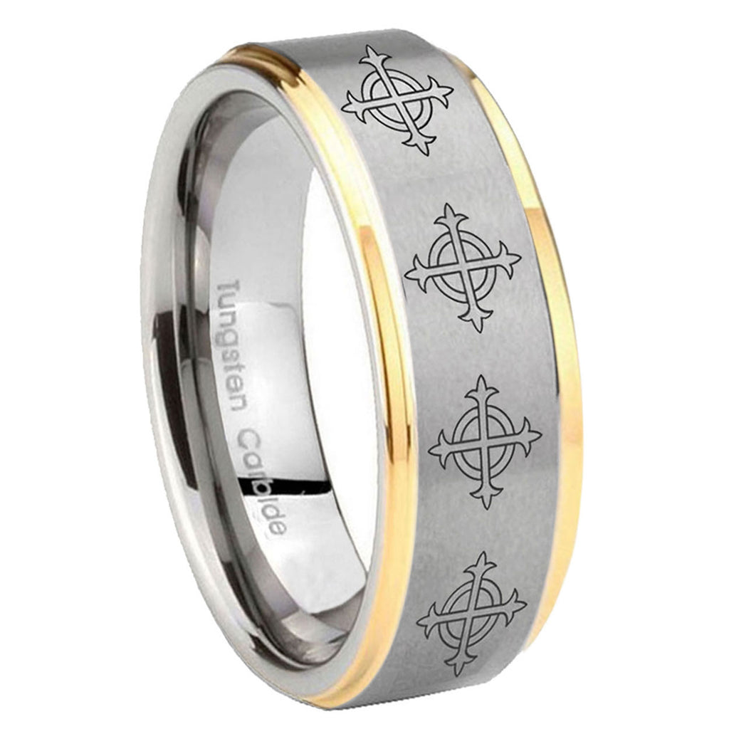 CTR Tungsten Carbide Wedding Set Ring